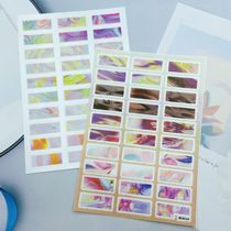 DIY Japanese Synchronized Thin Translucent Adhesive Manicure Stickers New Color Ripple Series