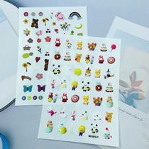 DIY Japanese Synchronized Thin Translucent Adhesive Manicure Stickers New Cartoon Cake Butterfly Series