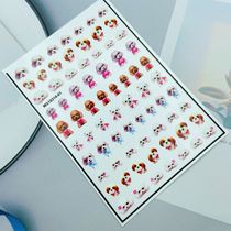 DIY Japanese Synchronized Thin Translucent Adhesive Manicure Stickers Puppy and Little Fragrance Series