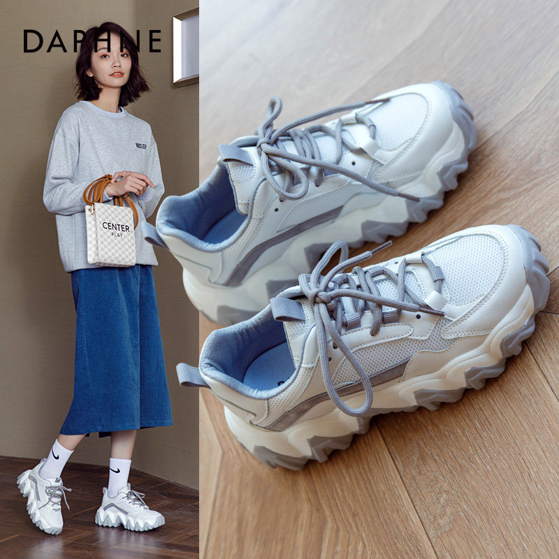 Daphne daddy shoes women's 2022 new women's shoes autumn breathable shoes women's all-match thick-soled casual sports shoes