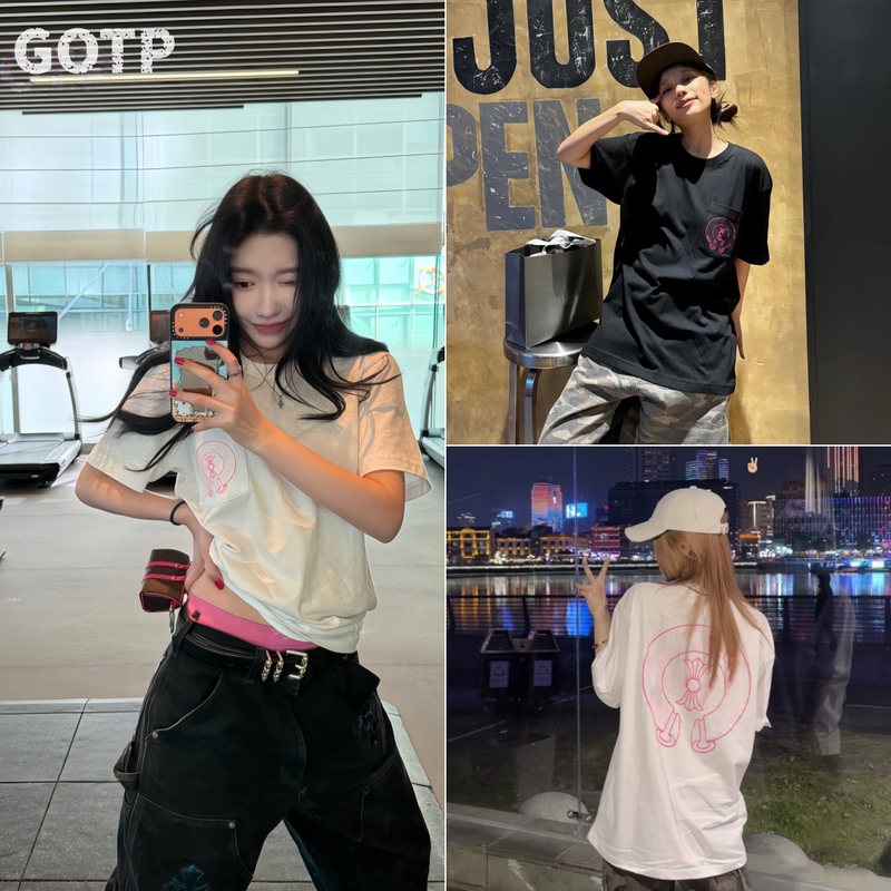 Gotp Shenzhen Nanyou Export Edition 26 Early Spring Hot Item Retro Sanskrit Cross Letter Print T-Shirt Short Sleeve