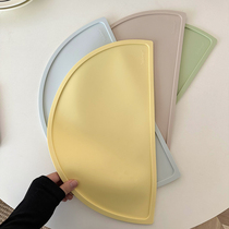 Silicone Dining Mat Day Style One Person Eating Breakfast Table Mat Dining Heat Insulation Anti-Slip Waterproof Nordic Heatproof Mat