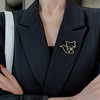 Outlet Brand Clearance Sale Discount Bargain Hollow Little Fox Brooch Versatile Accessory Exquisite Women's Jewelry