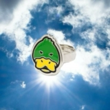 Spot Made Made Cring Cring Ring Duck Ring Ring 22ss Регулируемое металлическое кольцо