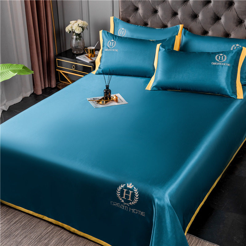 Summer mat ice silk mat can be washed machine washable folding premium gray three-piece bed set 1 5m bed air-conditioning mat 1 8m