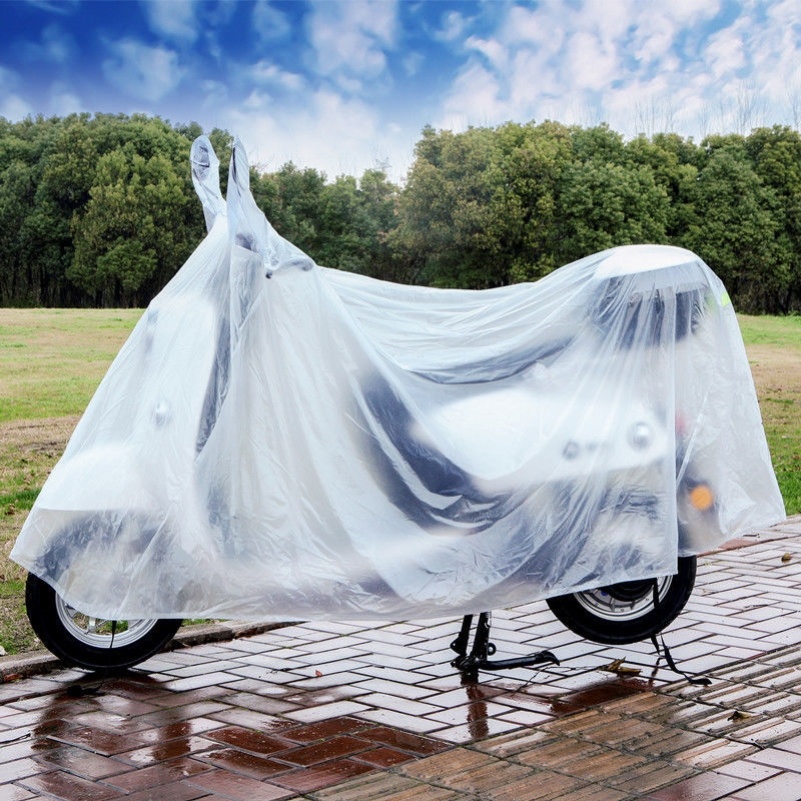 Electric car Rain cover Electric car Anti-rain cover Vehicle cover Shield Locomotive Rain-Proof Bike Hood Mantle Transparent