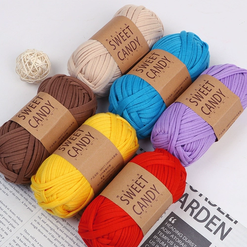 Тканевая линия оптовая вязаная ручная вязаная тапочка