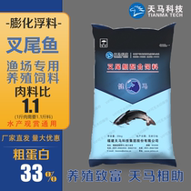 Tianma cattail fish feed catfish cattail floating water granular material freshwater fish feed high protein aquaculture special