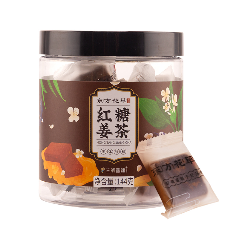 中医科学院合作品牌 东方花草 红糖姜茶 144g罐装 天猫优惠券折后￥5.9包邮（￥24.9-19）