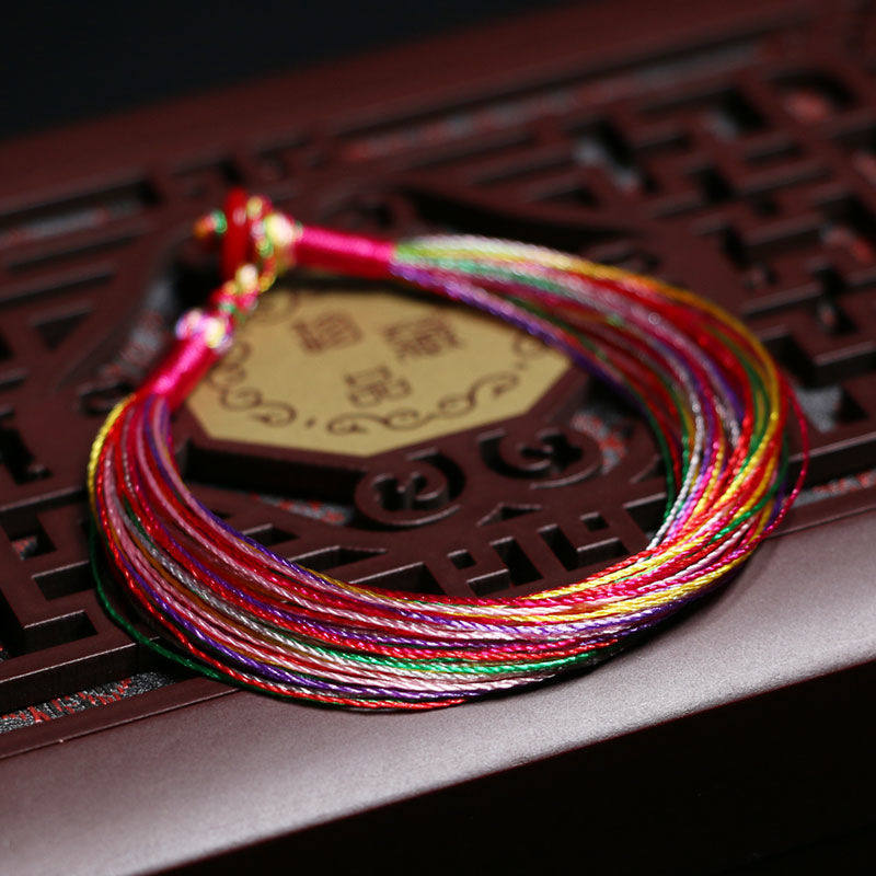 Dragon Boat Festival colorful rope bracelet male and female baby children baby hand-woven hand rope small rice dumplings colorful string