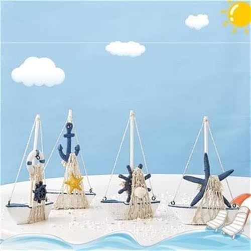 Retro Decorative Rooms) Fashion m Crafts Teenage Bedrooms (wood table work U art boat small furnishing living room