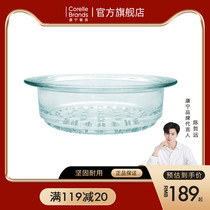 Conning Tableware Visionss Crystal Drill Crystal Color Glass Pan Steamed Home High Temperature Resistant