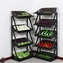 Supermarket fruit and vegetable rack display rack Creative multi-layer vegetable rack Convenience store fruit and vegetable rack small snack rack