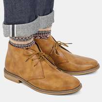 mens workwear boots retro color brushed large size desert b
