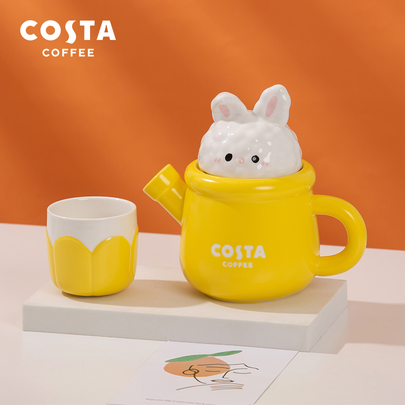 costa茶壶陶瓷套装泡茶茶具精致家用水果一人养生办公室礼物