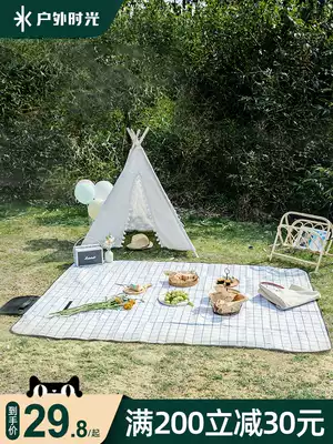 Camping picnic mat thickened moisture-proof non-dip grass ins Wind picnic spring outing waterproof picnic cloth floor mat tent mat