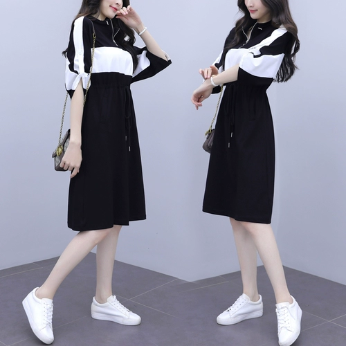 Корсет, весеннее платье для отдыха, модная юбка, длинная толстовка, коллекция 2023, оверсайз, средней длины