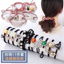 Korean wedding dress 11 pieces custom-made headband Internet celebrity Dongdaemun rubber band head ball hair circle student headwear