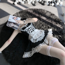 Sex lingerie seduction passion lingerie Bed cosplay passion suit Sexy maid uniform perspective free