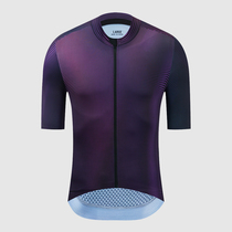 YKYWBIKE self-summer men riding with short sleeves purple sport bike uniform for mens style blouses