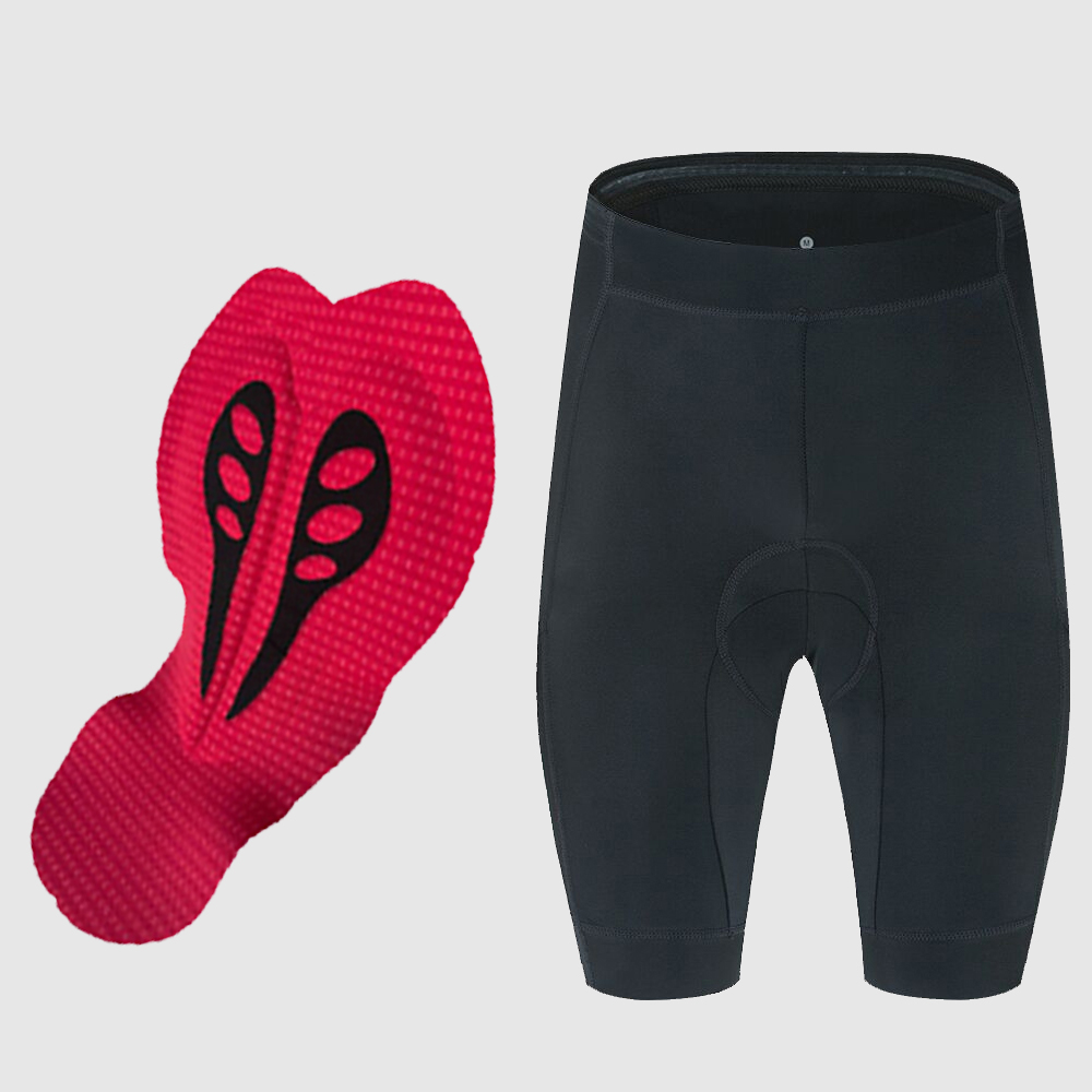 YKYWBIKE summer men's cycling shorts black breathable cushion outdoor sports large size men's cycling pants