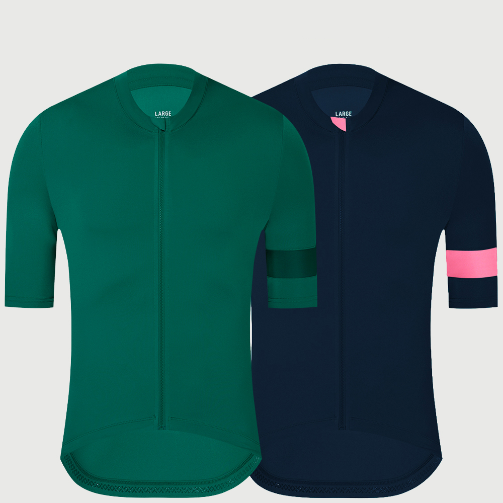 YKYWBIKE summer men's green cycling clothing outdoor quick-drying mountain bike tops bicycle clothing large size men's