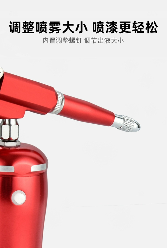 Súng airbrush điện súng phun sơn acrylic sơn airbrush mô hình màu mô hình phun làm móng tay airbrush set