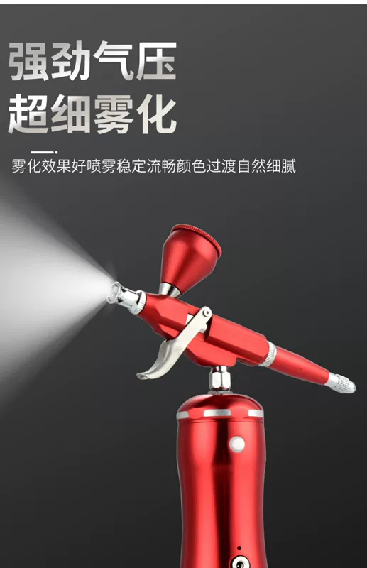 Súng airbrush điện súng phun sơn acrylic sơn airbrush mô hình màu mô hình phun làm móng tay airbrush set