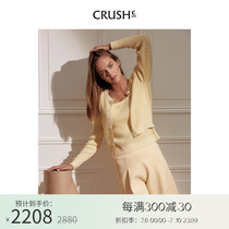 CRUSH Collection Lace Sensation Pure Cotton Round Neckline Cardigan 21 Early Autumn New Pint Lady Blouses Light Comfort