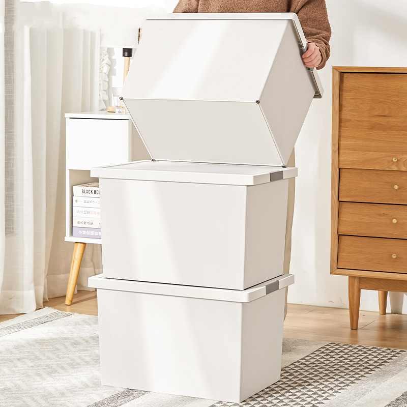 Storage box household storage box finishing artifact plastic extra-large thickened wardrobe clothing storage box storage box