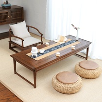 Стол татами небольшой журнальный столик столик на балконе с эркером японский чайный столик стол кан из массива дерева низкий столик в новом китайском стиле напольный столик в стиле дзен