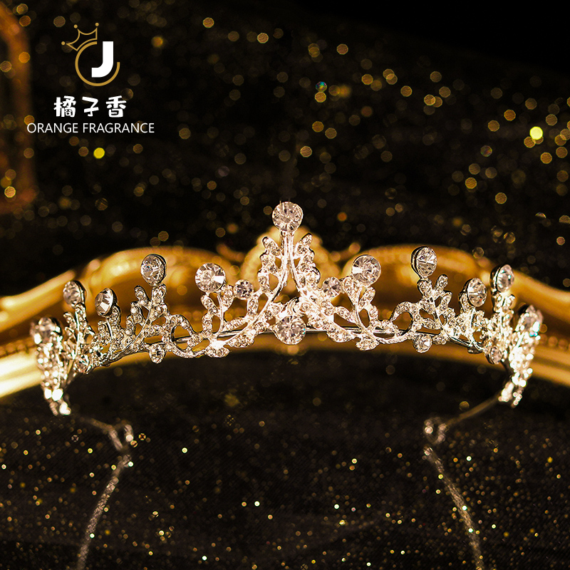 Children's crown headwear Princess Princess Hair Stirrup Girl Show Birthday Hair Accessories little girl Crystal Diamond Wang Crown Headwear