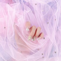 Net Red New Medecor Photo Props Advanced Sensation Hands With Light Yarn Pearl Ins Wind Swing Pat background Decorative Props