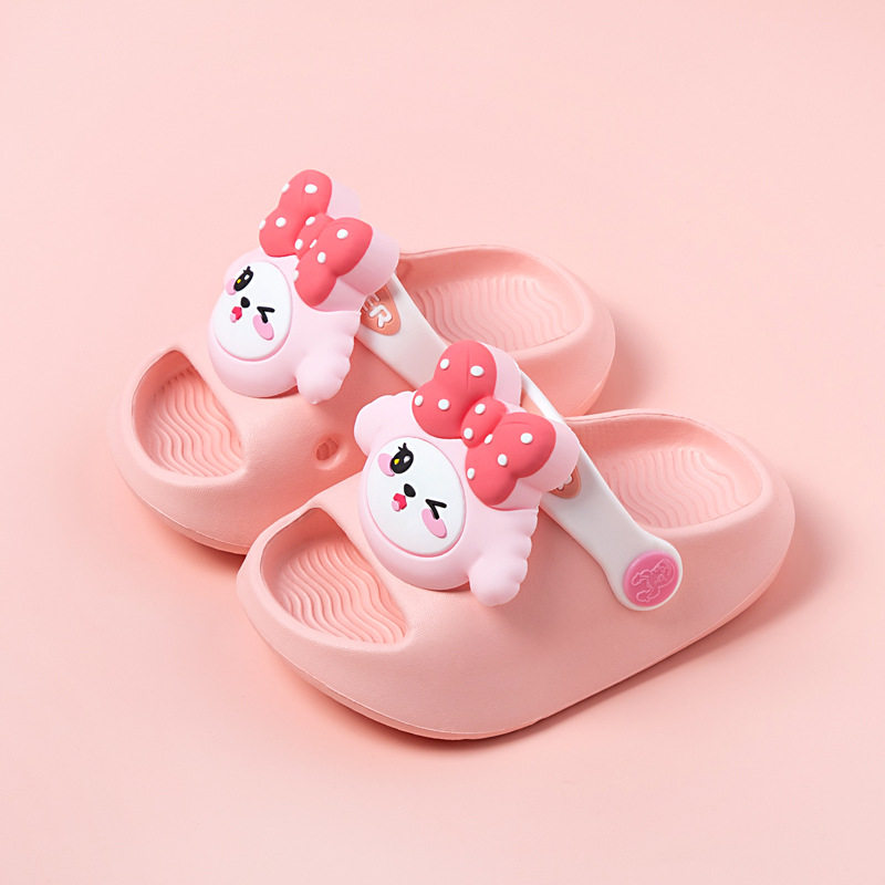 Japanese Imported Summer New Children's Slippers, Cute Cartoon Soft-Soled Indoor and Outdoor Strap-On Children's Clogs — 6
