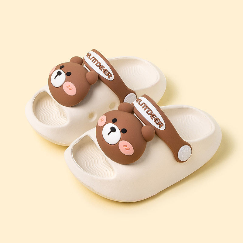 Japanese Imported Summer New Children's Slippers, Cute Cartoon Soft-Soled Indoor and Outdoor Strap-On Children's Clogs — 4