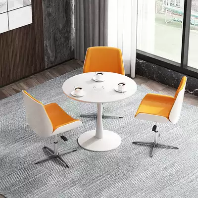 Lacquer, extravagant, simple, modern reception, table, chair, conference table, office, leisure afternoon tea, round table