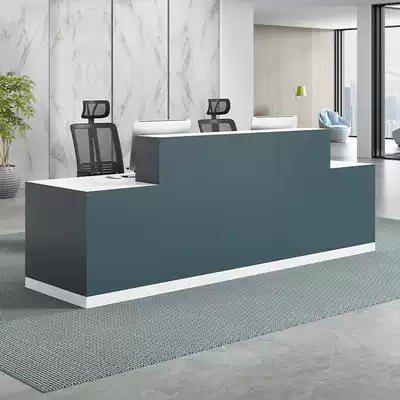 Front desk reception desk simple modern welcome training institutions corporate office consultation desk creative customization
