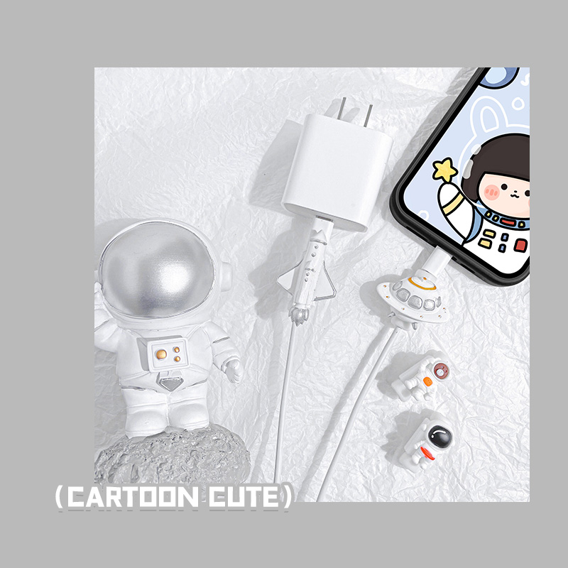 Data line protective sleeves Apple 12 chargers anti-snapping Huawei P50pro mate40 nova8 Xiaomi vivo charging line cute decorative cartoon protection buckle ipad2