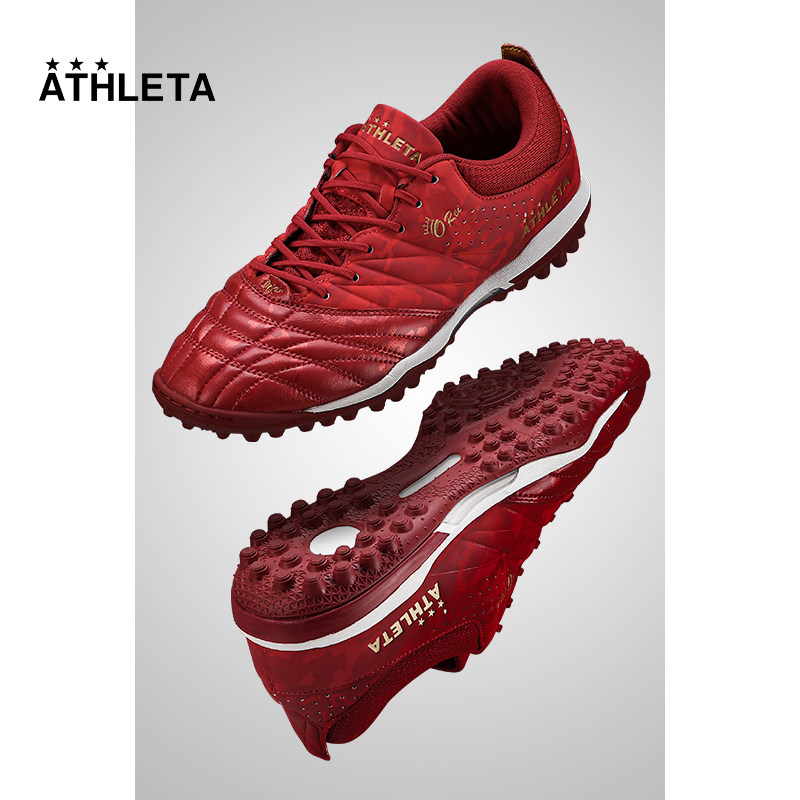 ATHLETA Aslita crumble TF Man grass training match sports buffer support wide football shoes men