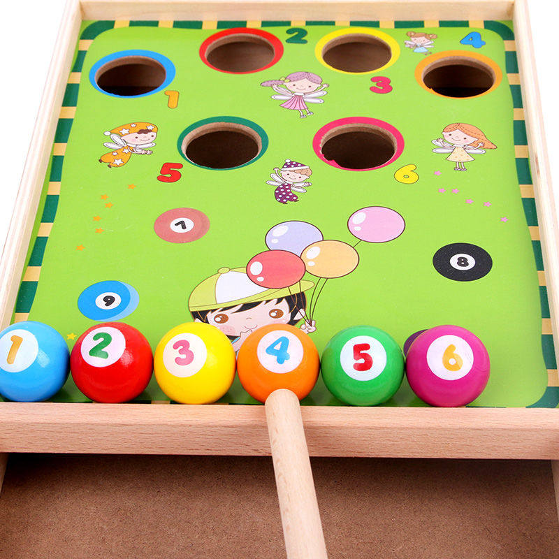 Children's billiard toys bowling small billiards home puzzle mini parent-child game boys and girls 3-4-5-6 years old