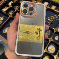 Dandandi Thai Buddha Amulet LP Lok mobile phone case decoration copper material mobile phone case