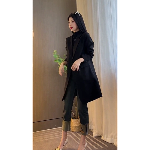 Весенний осенний сексуальный пиджак классического кроя, изысканный стиль