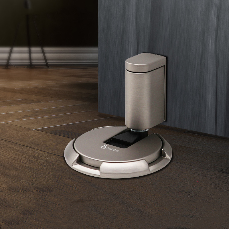 Room floor is easy to fit strong magnetic invisible door suction to absorb punching automatic lock door blocker anti-crash door touch