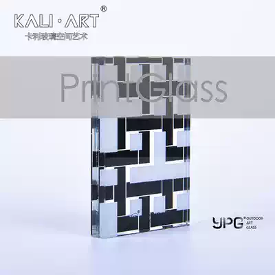 PrintGlass Art Clamping Glazed Glass Exterior Wall Glass Screen Partition TV Background Glass
