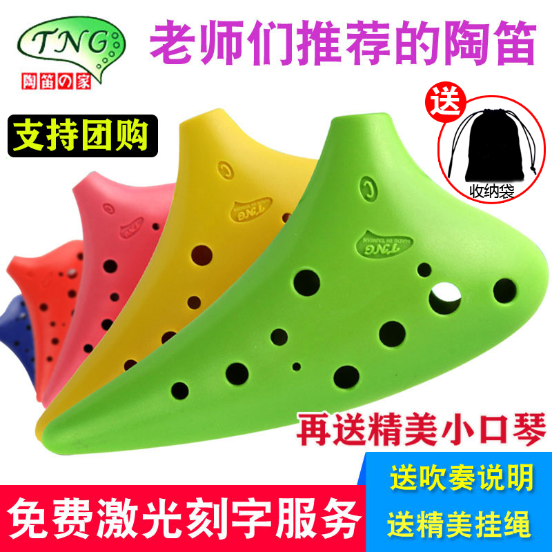 Taiwan TNG plastic resin Circuit 12 hole medium tone high tone C tuning students beginning AC SC plastic flute