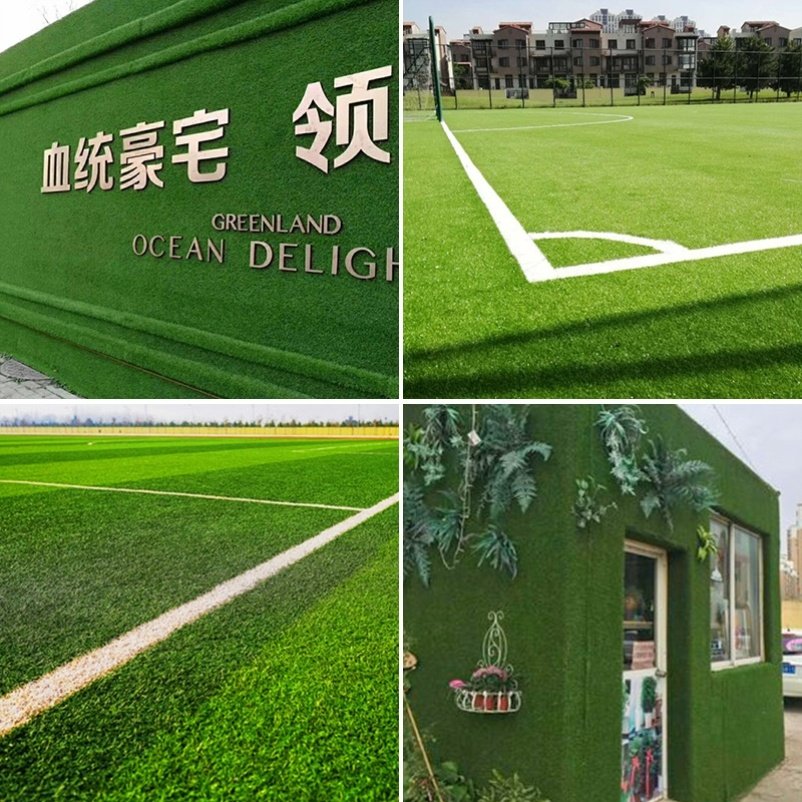 Simulation Lawn Artificial Carpet Football Field Engineering Containment Artificial Fake Turf Green Outdoor Balcony Plastic Decorations