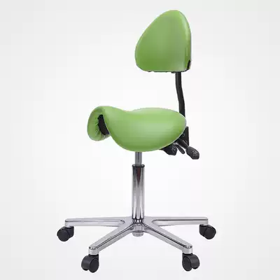 Hutton saddle chair dentist doctor lift rotating backrest semi-standing horse riding surgery stool