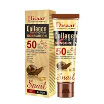 50g Collagen Snail Sunscreen Cream Protector Facial Solar Su