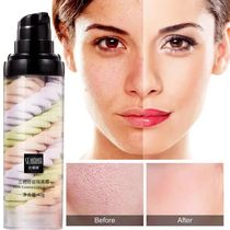 Tricolor Color Correcting Facial Serial Face Make-up Isolatio