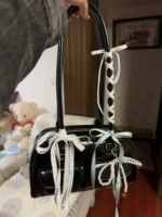 Лента из жемчуга с бантиком, сумка